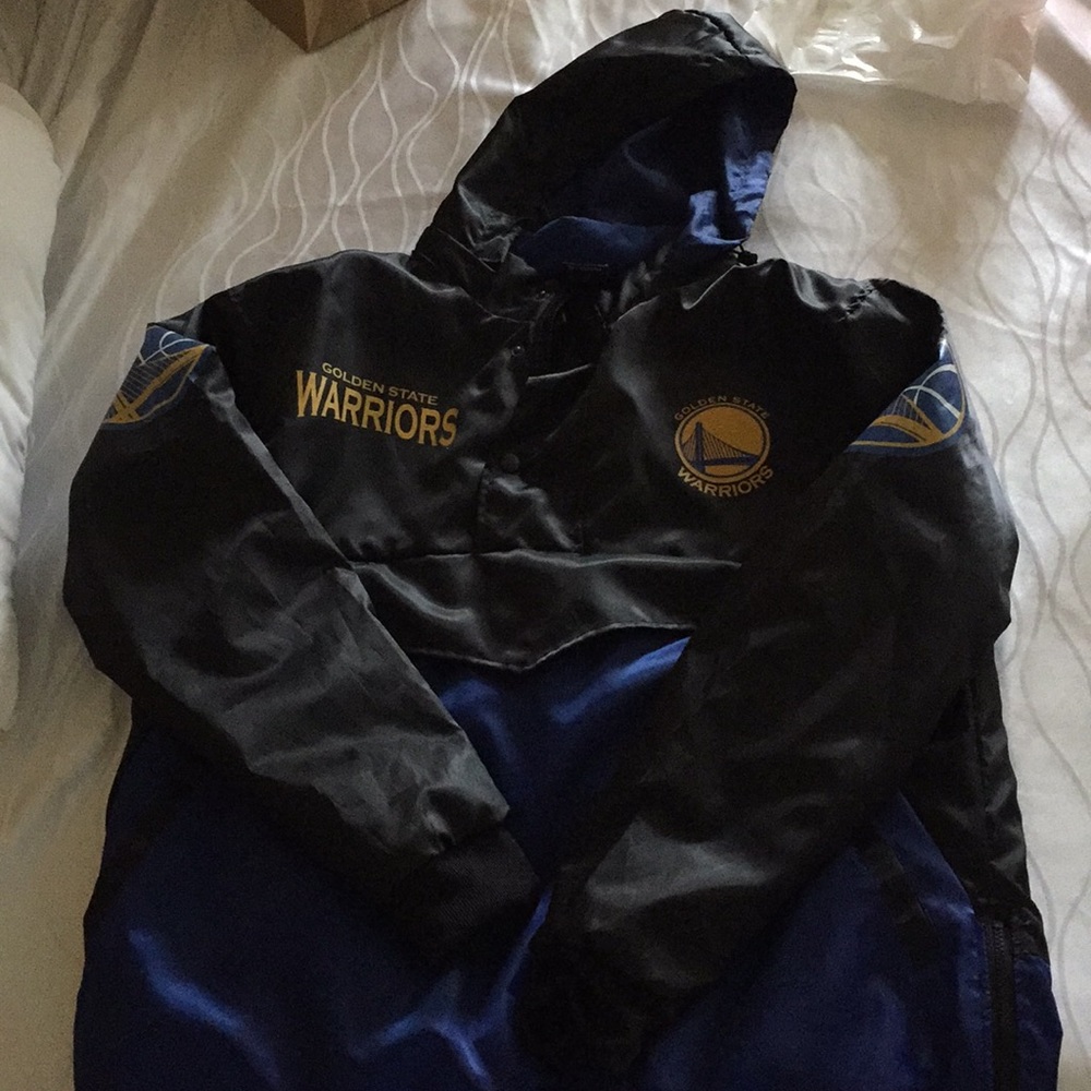 Golden state warriors pullover jacket